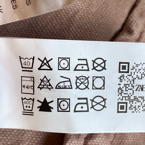 NWOT. Zara Powder Pink Distressed Effect Jacket. Size M-L. - Picture 9 of 10